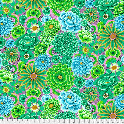 Kaffe Fassett Collective Enchanted Green Fabric-Free Spirit Fabrics-My Favorite Quilt Store