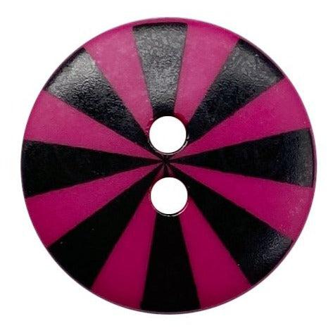Kaffe Fassett Purple Radiate Button 3/4"- 20mm
