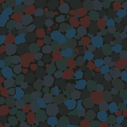 Kaffe Fassett Reflections Black Spots Fabric