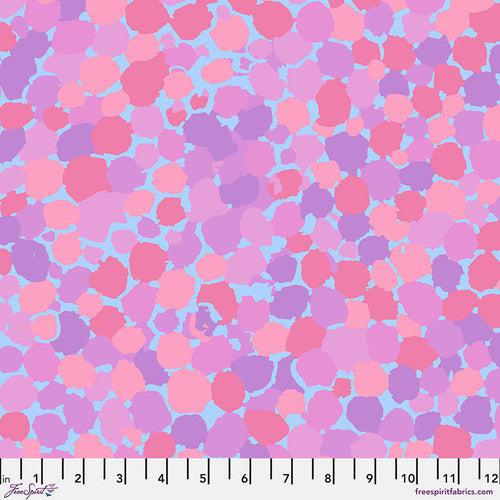 Kaffe Fassett Reflections Lavender Spots Fabric-Free Spirit Fabrics-My Favorite Quilt Store