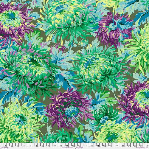 Kaffe Fassett Shaggy Aqua Fabric-Free Spirit Fabrics-My Favorite Quilt Store