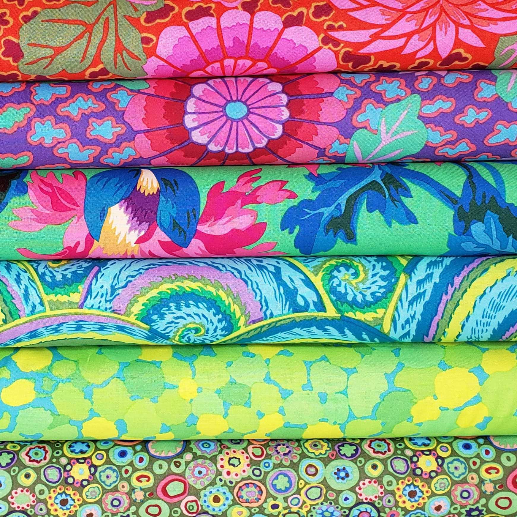 Kaffe Fassett Stash Builder Club-Free Spirit Fabrics-My Favorite Quilt Store