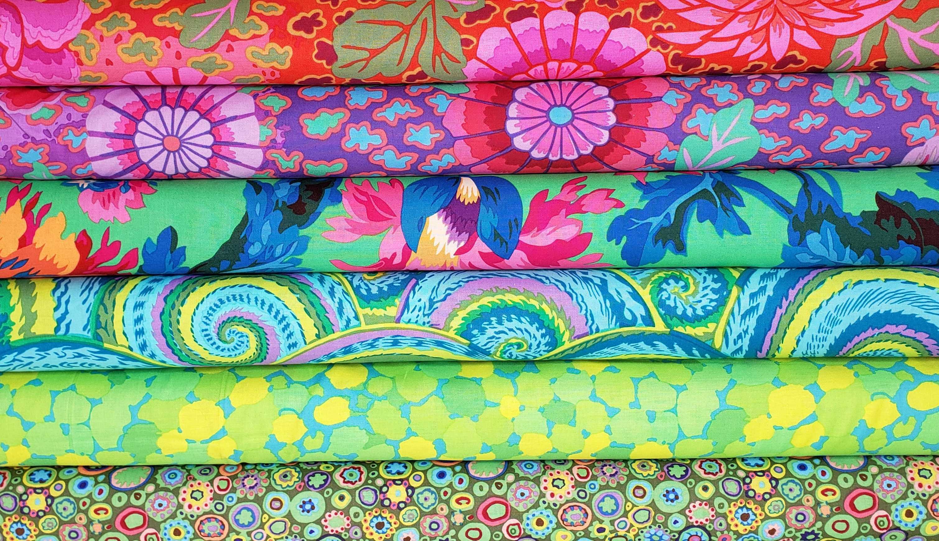 Kaffe Fassett Stash Builder Club-Free Spirit Fabrics-My Favorite Quilt Store