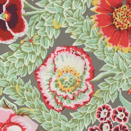 Kaffe Fassett Vintage Collective Leafy Flower Lattice Fabric-Free Spirit Fabrics-My Favorite Quilt Store