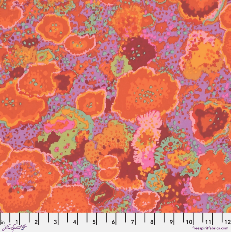 Kaffe Fassett Vintage Collective Rust Lichen Fabric-Free Spirit Fabrics-My Favorite Quilt Store