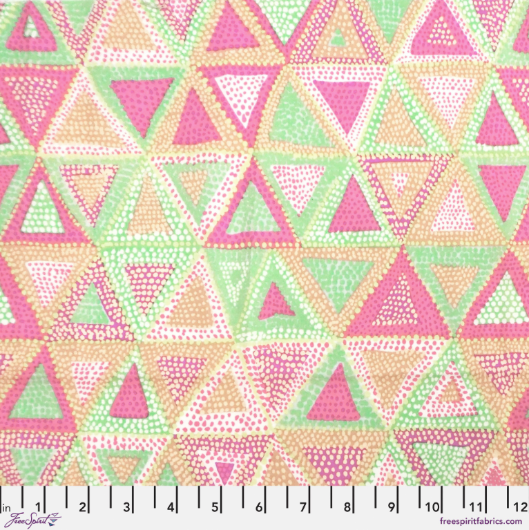 Kaffe Fassett Vintage Collective Spring Beaded Tent Fabric-Free Spirit Fabrics-My Favorite Quilt Store