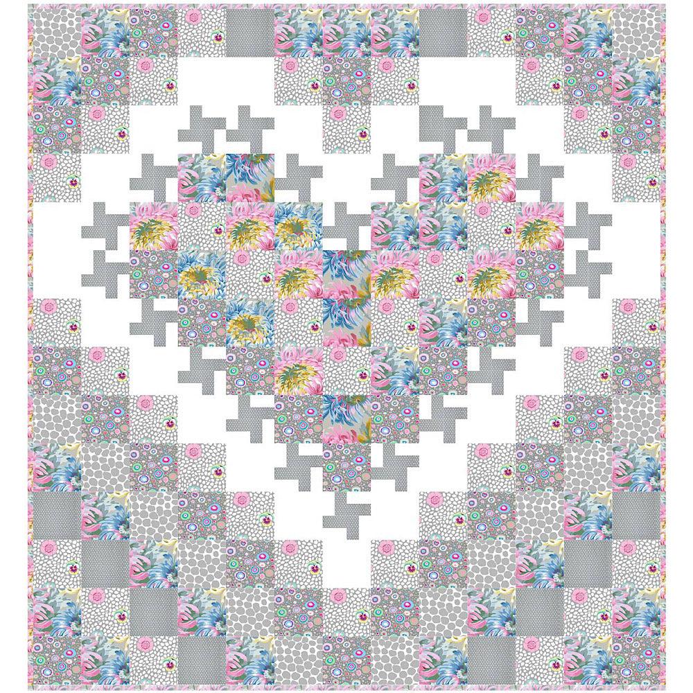 Kaffe Heart Quilt Pattern - Digital Download-My Favorite Quilt Store-My Favorite Quilt Store