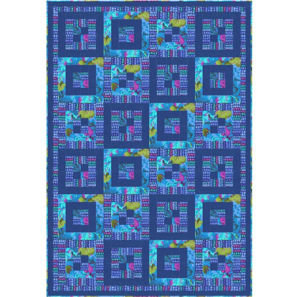 Kaffe Vintage Square Up Quilt Kit-Free Spirit Fabrics-My Favorite Quilt Store