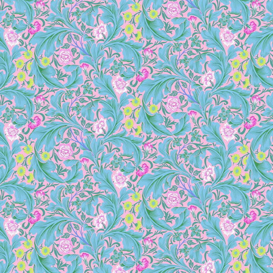 Kaffe X Morris & Co. Aqua Leicester Fabric