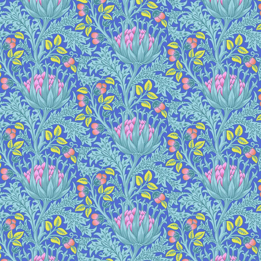 Kaffe X Morris & Co. Blue Artichoke Fabric