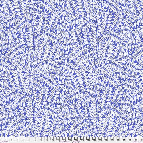 Kaffe X Morris & Co. Blue Branches Fabric-Free Spirit Fabrics-My Favorite Quilt Store