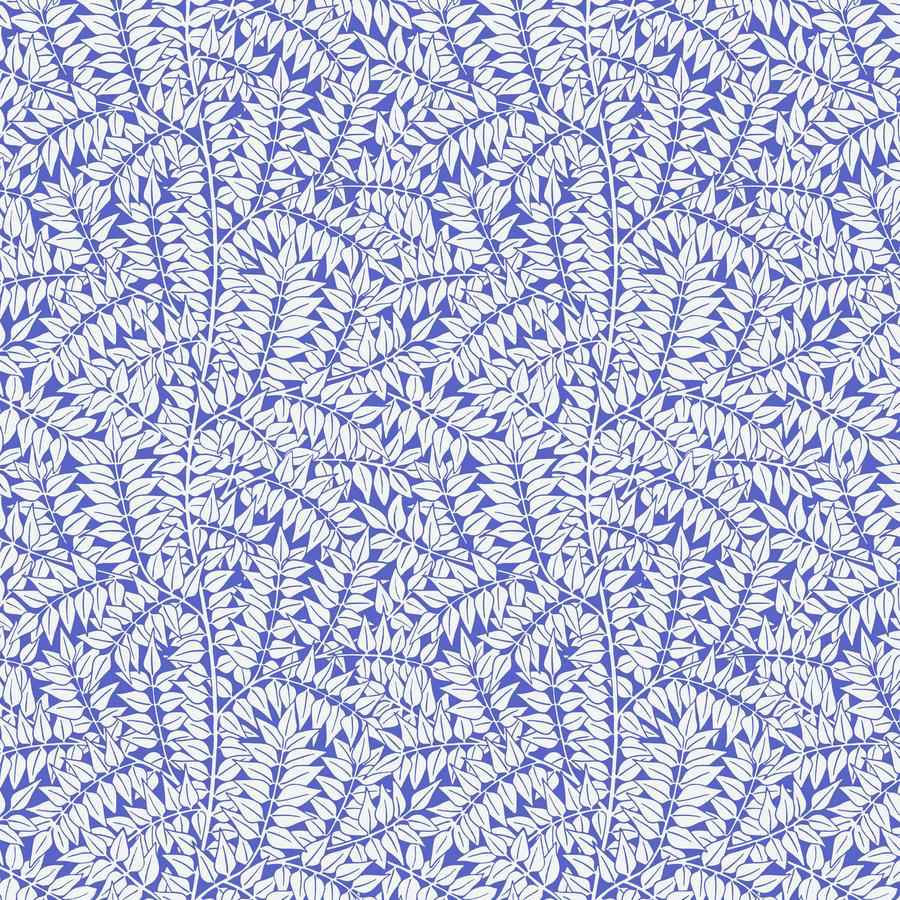 Kaffe X Morris & Co. Blue Branches Fabric-Free Spirit Fabrics-My Favorite Quilt Store