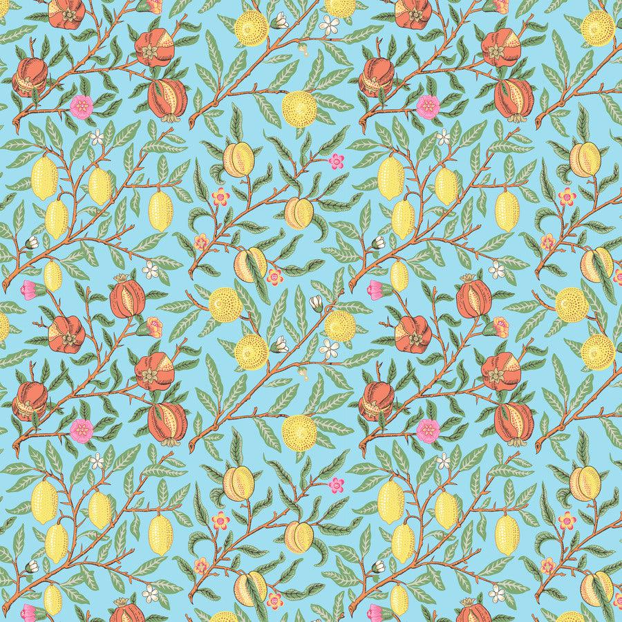 Kaffe X Morris & Co. Duck Egg Fruit Fabric