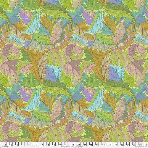 Kaffe X Morris & Co. Jade Acanthus Fabric-Free Spirit Fabrics-My Favorite Quilt Store