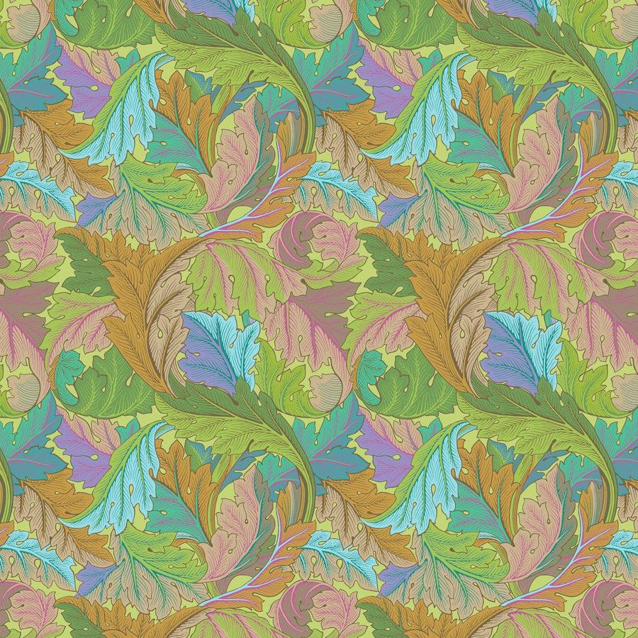 Kaffe X Morris & Co. Jade Acanthus Fabric