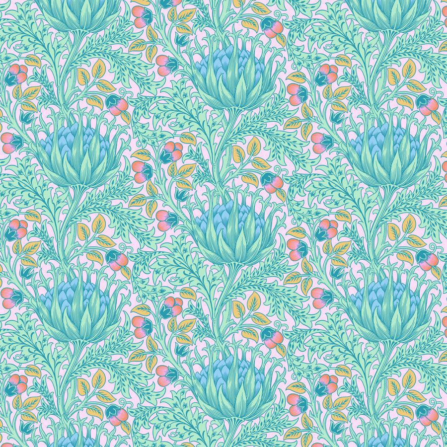 Kaffe X Morris & Co. Lavender Artichoke Fabric