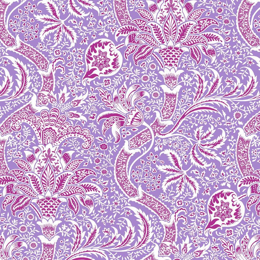 Kaffe X Morris & Co. Lavender Indian Fabric-Free Spirit Fabrics-My Favorite Quilt Store