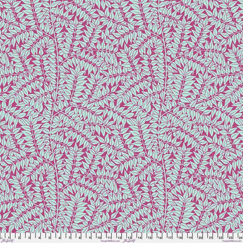 Kaffe X Morris & Co. Magenta Branches Fabric-Free Spirit Fabrics-My Favorite Quilt Store