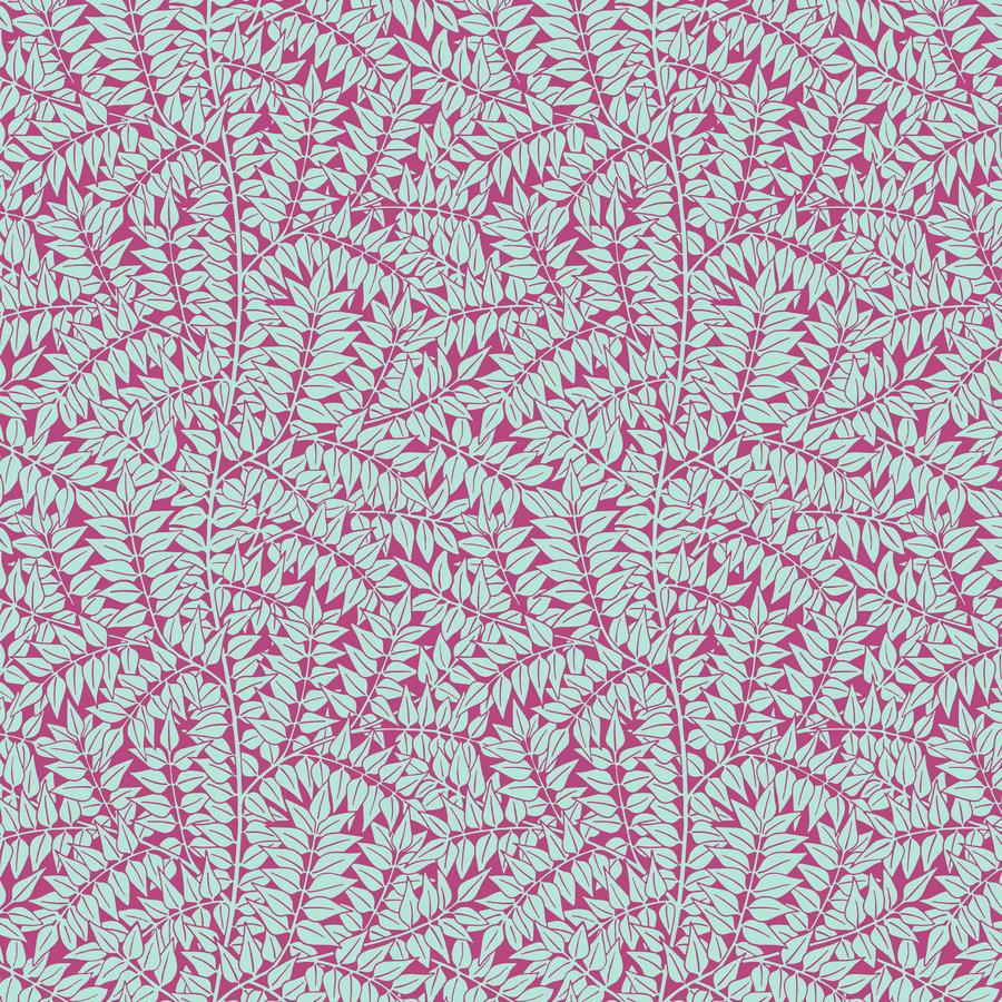 Kaffe X Morris & Co. Magenta Branches Fabric-Free Spirit Fabrics-My Favorite Quilt Store