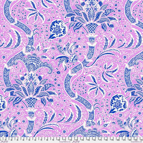 Kaffe X Morris & Co. Pink Indian Fabric-Free Spirit Fabrics-My Favorite Quilt Store