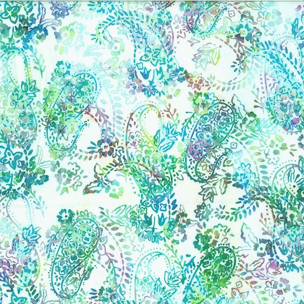 Kaleidoscope Rainbow Paisley Bali Batik Fabric-Hoffman Fabrics-My Favorite Quilt Store