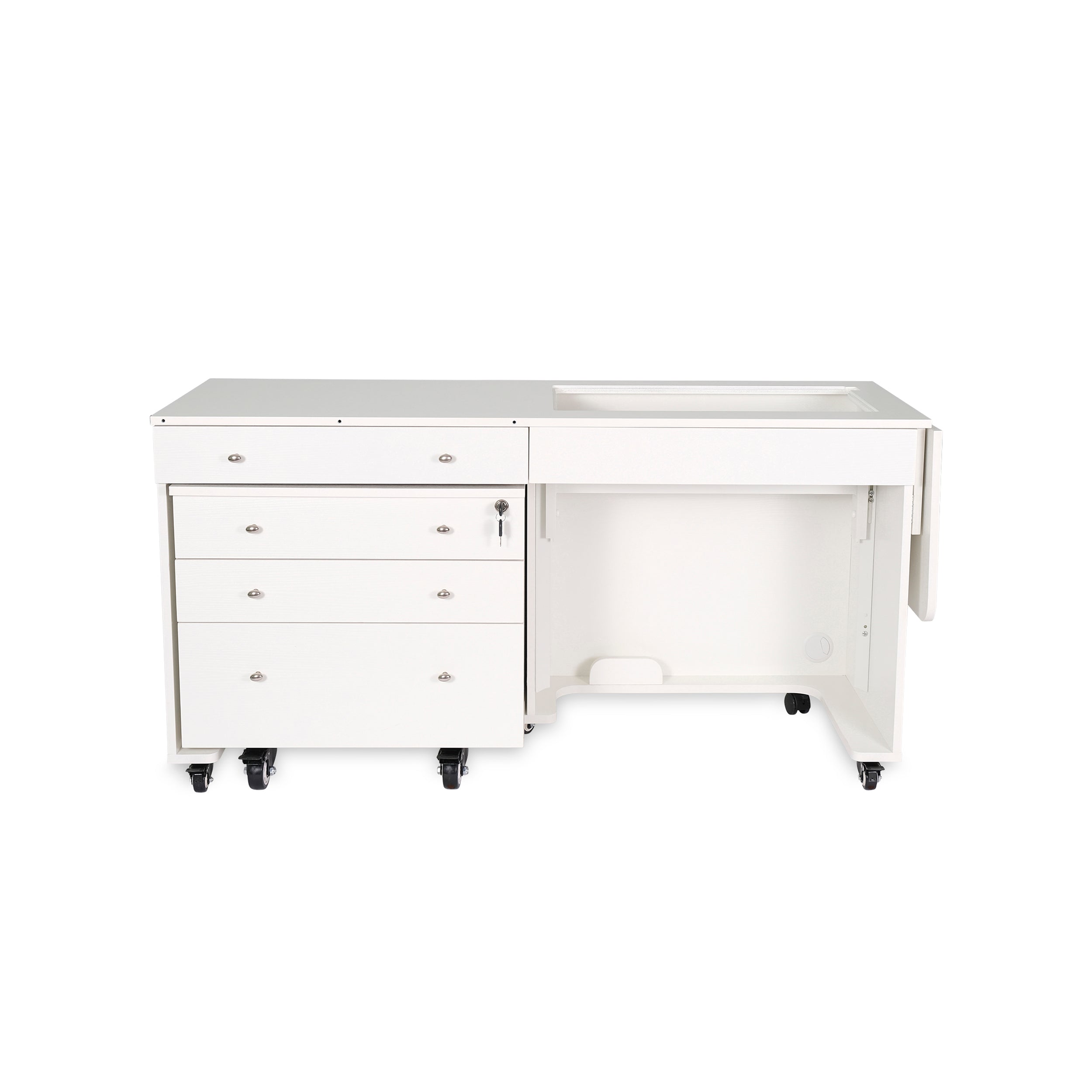 Kangaroo & Joey Sewing Cabinet Ash White-Kangaroo Sewing Furniture-My Favorite Quilt Store