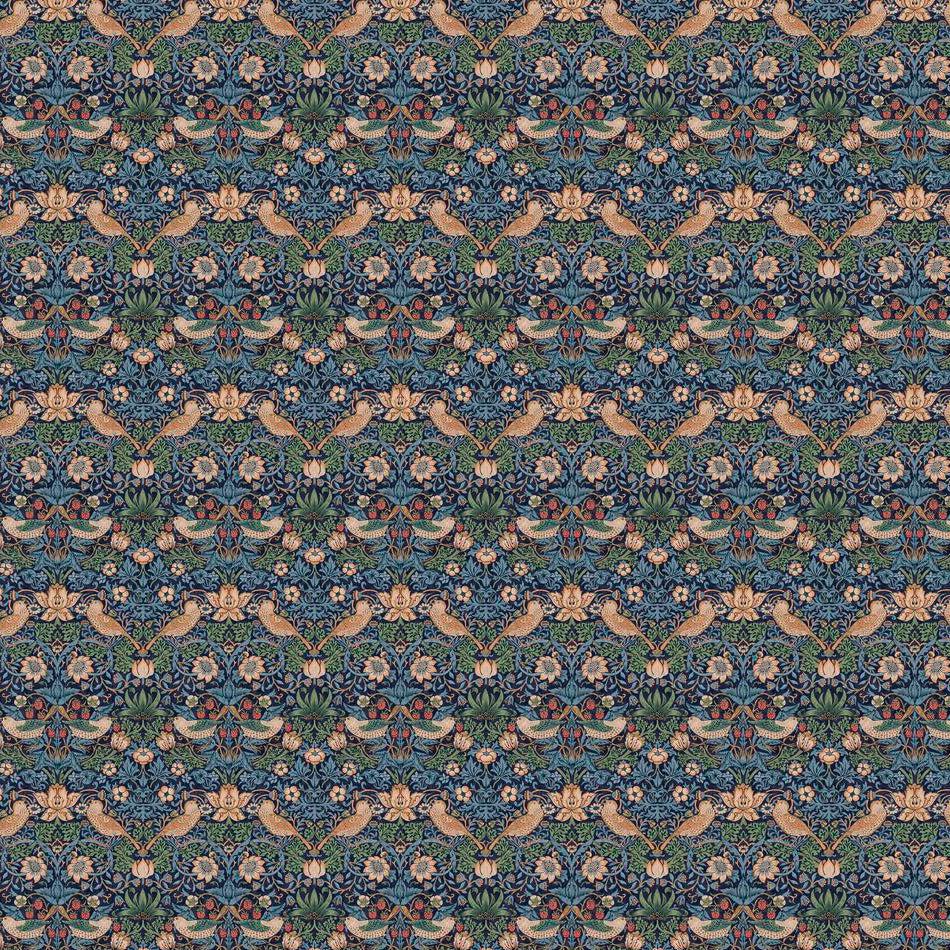 Kelmscott Mini Strawberry Thief Navy Fabric