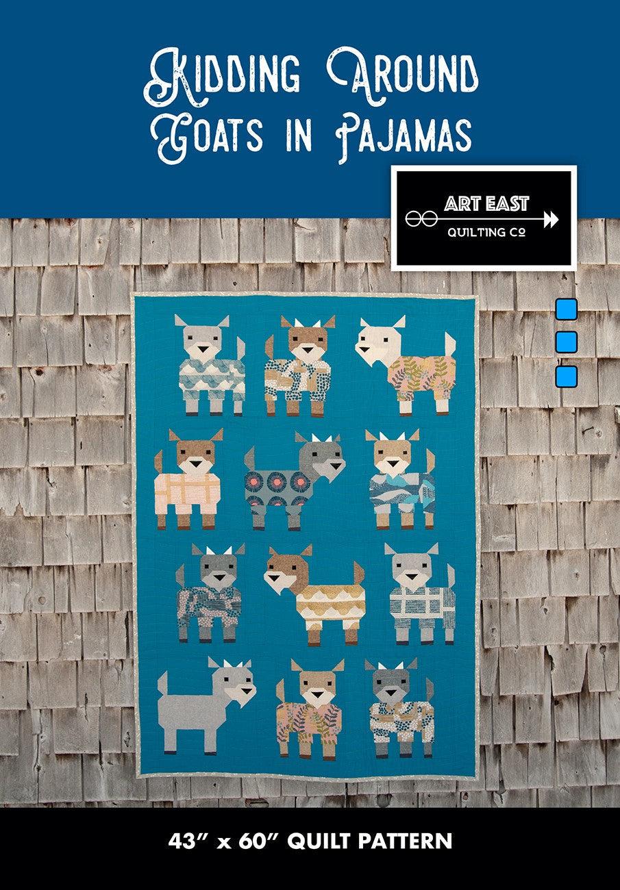 Kidding Around Goats Quilt Pattern-Art East Quilting CO-My Favorite Quilt Store