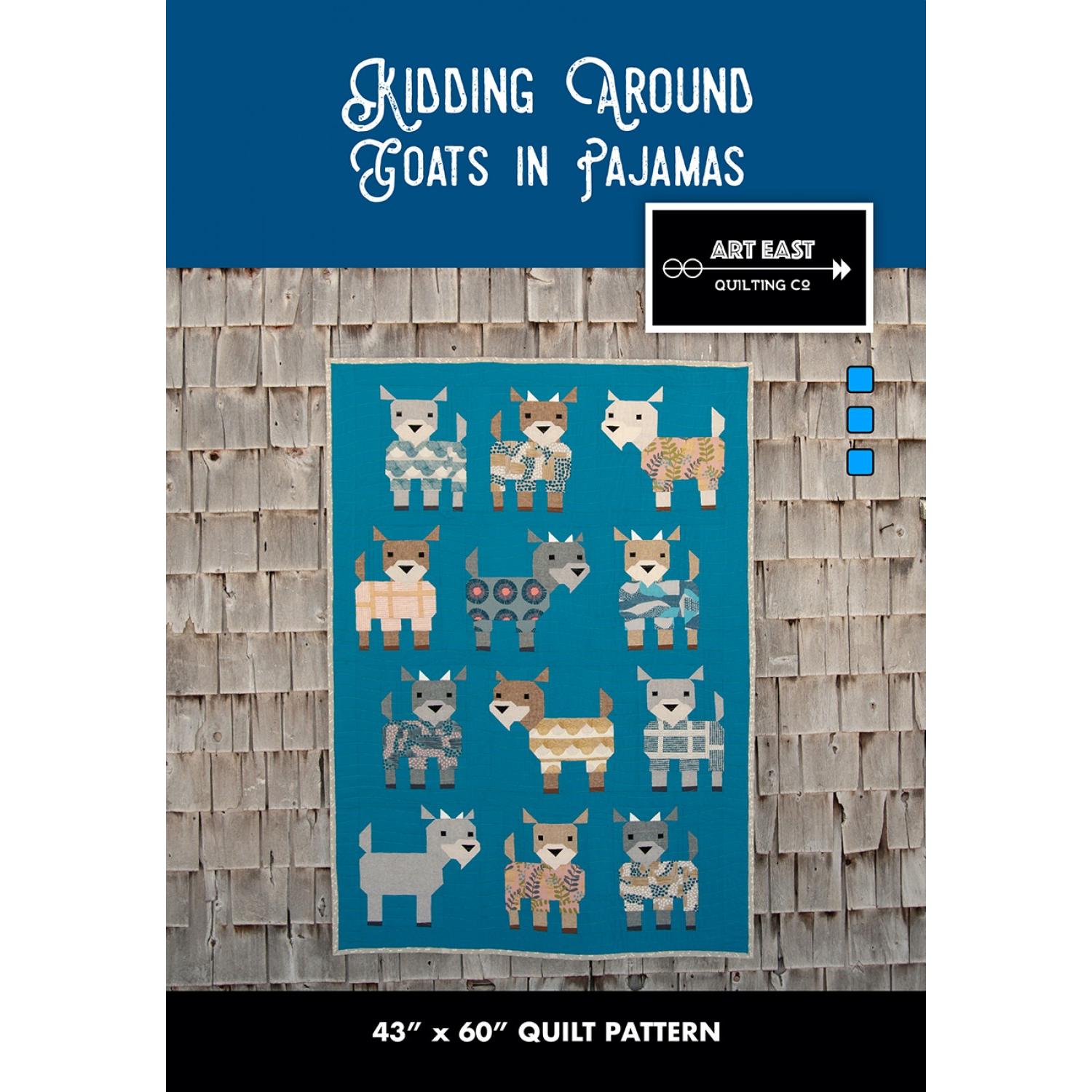 Kidding Around Goats Quilt Pattern-Art East Quilting CO-My Favorite Quilt Store