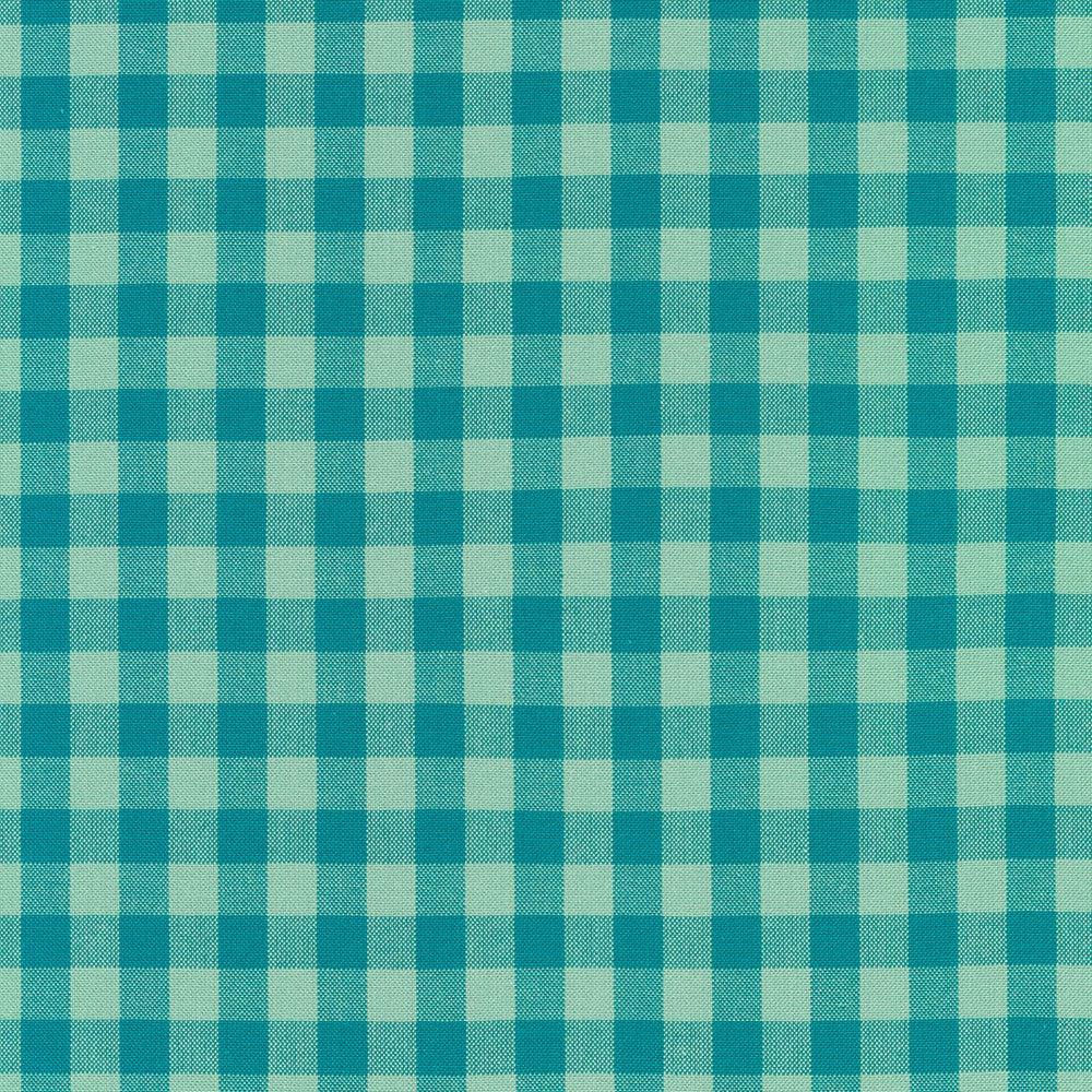 Kitchen Window Wovens Gingham Ultra Marine Fabric