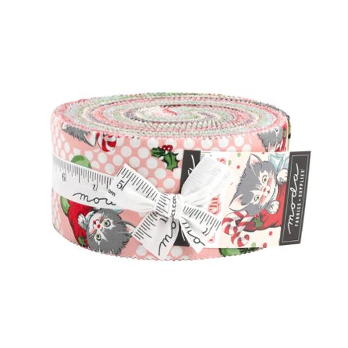 Kitty Christmas 2 1/2" Jelly Roll