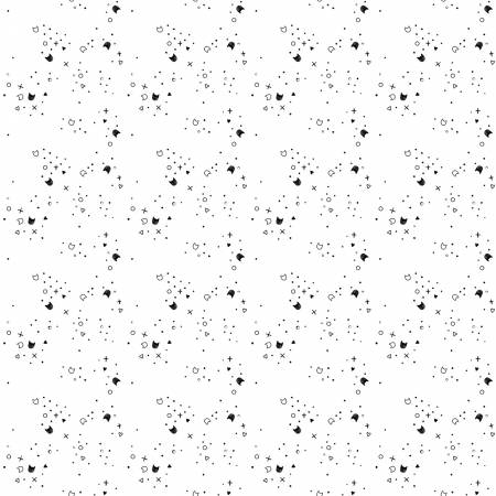 Kitty Litter Coal Blender Fabric