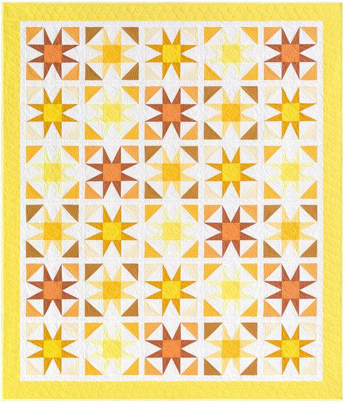 Kona Cotton Glowing Garden Quilt Pattern - Free Pattern Download-Robert Kaufman-My Favorite Quilt Store