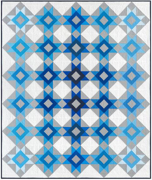 Kona Cotton Gradient Stars Quilt Pattern - Free Pattern Download-Robert Kaufman-My Favorite Quilt Store