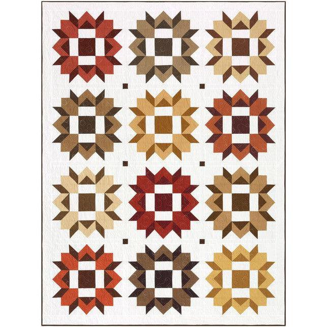 Kona Cotton Harvest Quilt Pattern - Free Pattern Download-Robert Kaufman-My Favorite Quilt Store