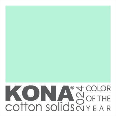 Kona Cotton Julep Color of the Year 2024 10" Square-Robert Kaufman-My Favorite Quilt Store