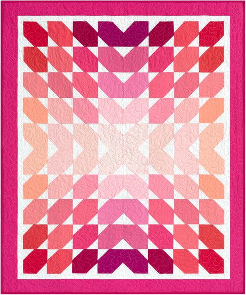 Kona Cotton Mini Petals Quilt Pattern - Free Pattern Download-Robert Kaufman-My Favorite Quilt Store