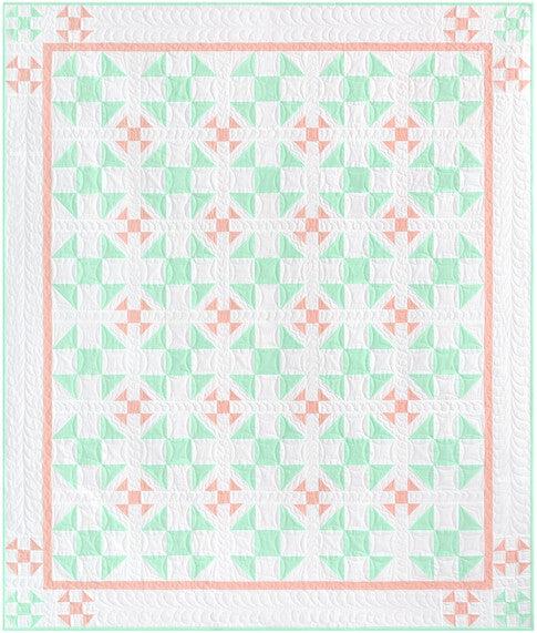 Kona Cotton Mint Julep Quilt Pattern - Free Pattern Download-Robert Kaufman-My Favorite Quilt Store