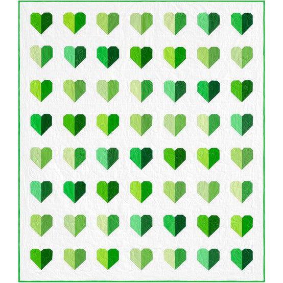 Kona Cotton Mirrored Hearts Quilt Pattern - Free Pattern Download