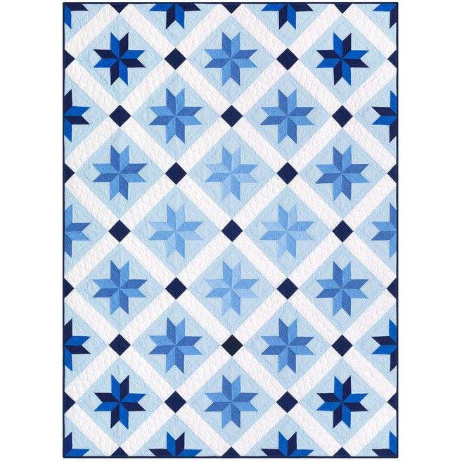 Kona Cotton Pearl Stars Quilt Pattern - Free Pattern Download