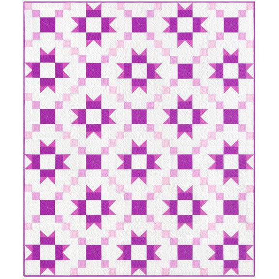 Kona Cotton Radiant Stars Quilt Pattern - Free Pattern Download