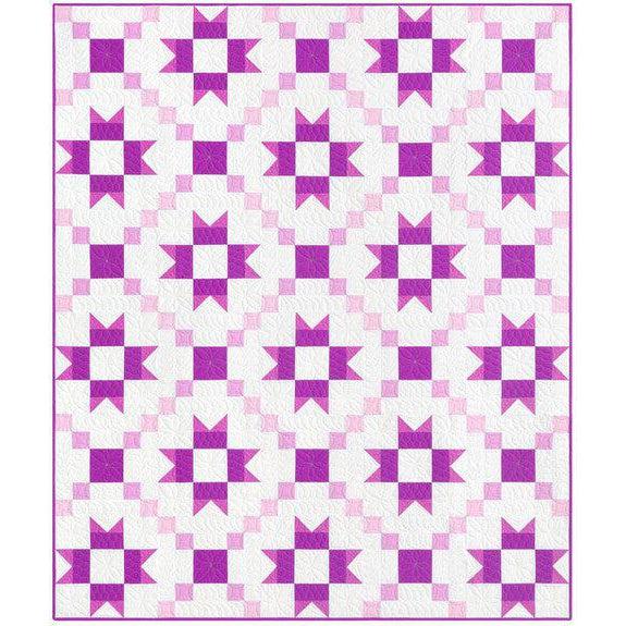 Kona Cotton Radiant Stars Quilt Pattern - Free Pattern Download-Robert Kaufman-My Favorite Quilt Store