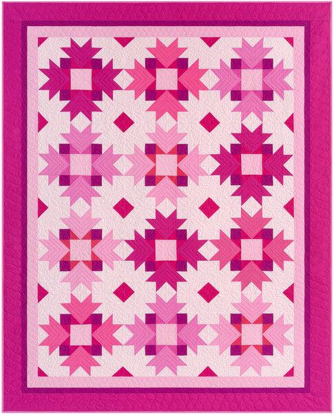 Kona Cotton Rose Garden Quilt Pattern - Free Pattern Download-Robert Kaufman-My Favorite Quilt Store