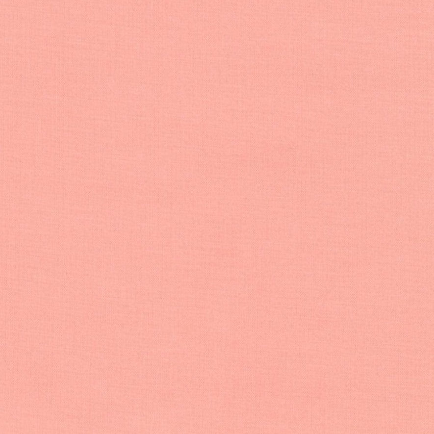 Kona  Peach Solid Fabric