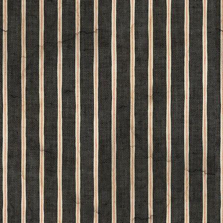 Laboratory Black Striped Fabric
