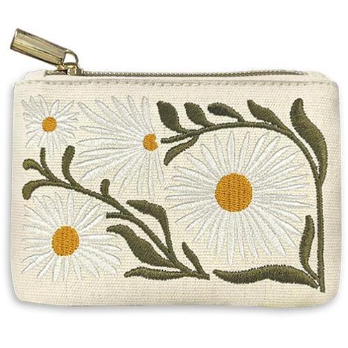 Lady Jayne Daisy Embroidered Coin Purse