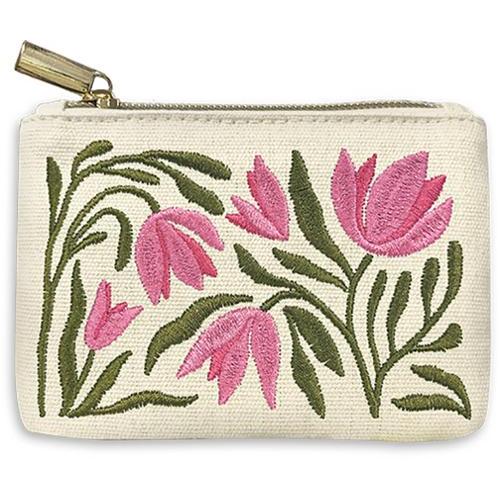 Lady Jayne Tulip Embroidered Coin Purse-Moda Fabrics-My Favorite Quilt Store