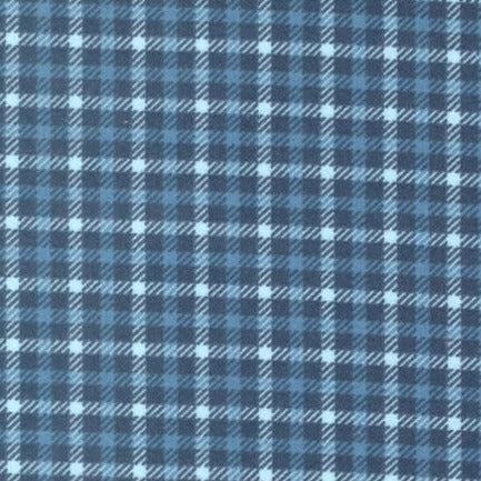 Lakeside Gatherings Dusk Houndstooth Flannel Fabric – End of Bolt – 34″ × 44/45″