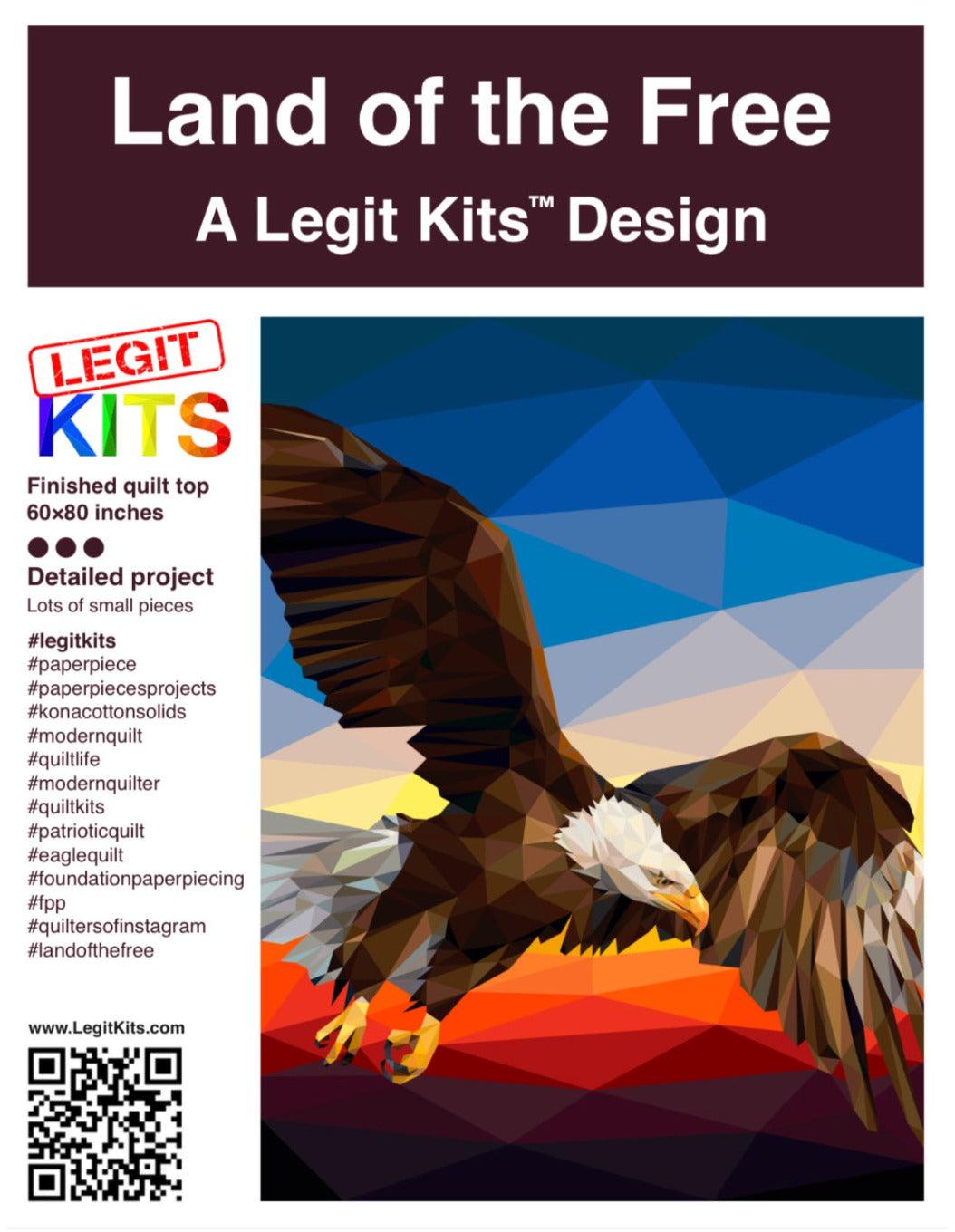 Land of the Free Quilt Kit-Legit Kits-My Favorite Quilt Store