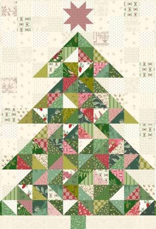 Laundry Basket Quilts Christmas Tree Waffle Weave Kitchen Towel-Laundry Basket Quilts-My Favorite Quilt Store